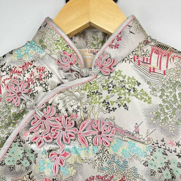 Vintage Peony Brand Dress Women's 32 US M Silver Knee Length Dress - Picture 5 of 11